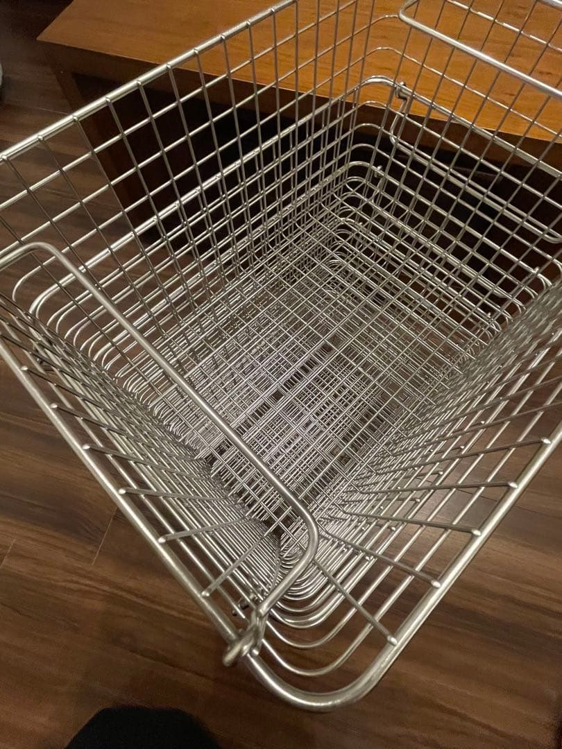 無印良品 ステンレスワイヤーバスケット　カゴ