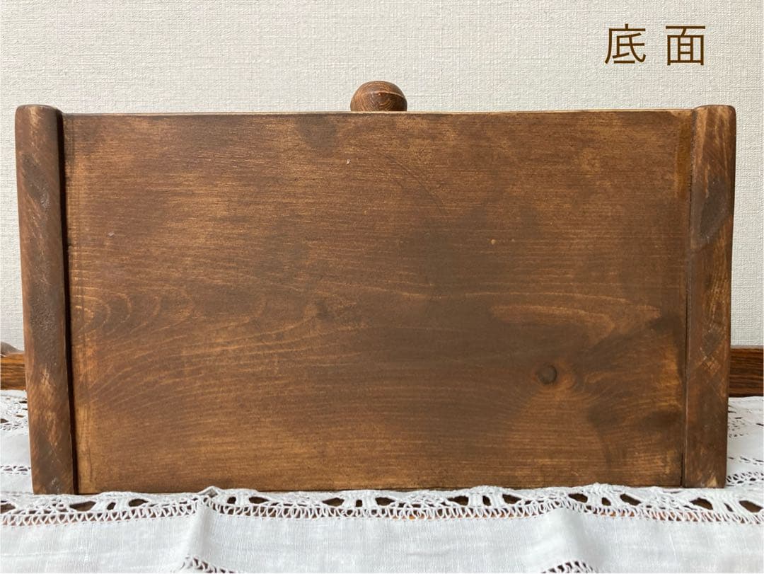 ロシア雑貨☆『ナナカマド』木製収納box ガリーナ作 マトリョーシカ リャビーナ