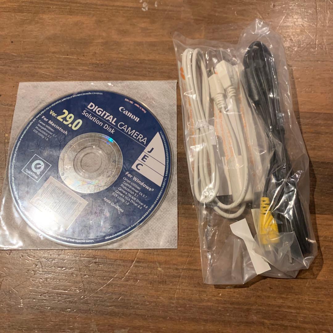 動作品★ Canon IXY DIGITAL 900 IS 本体と付属品