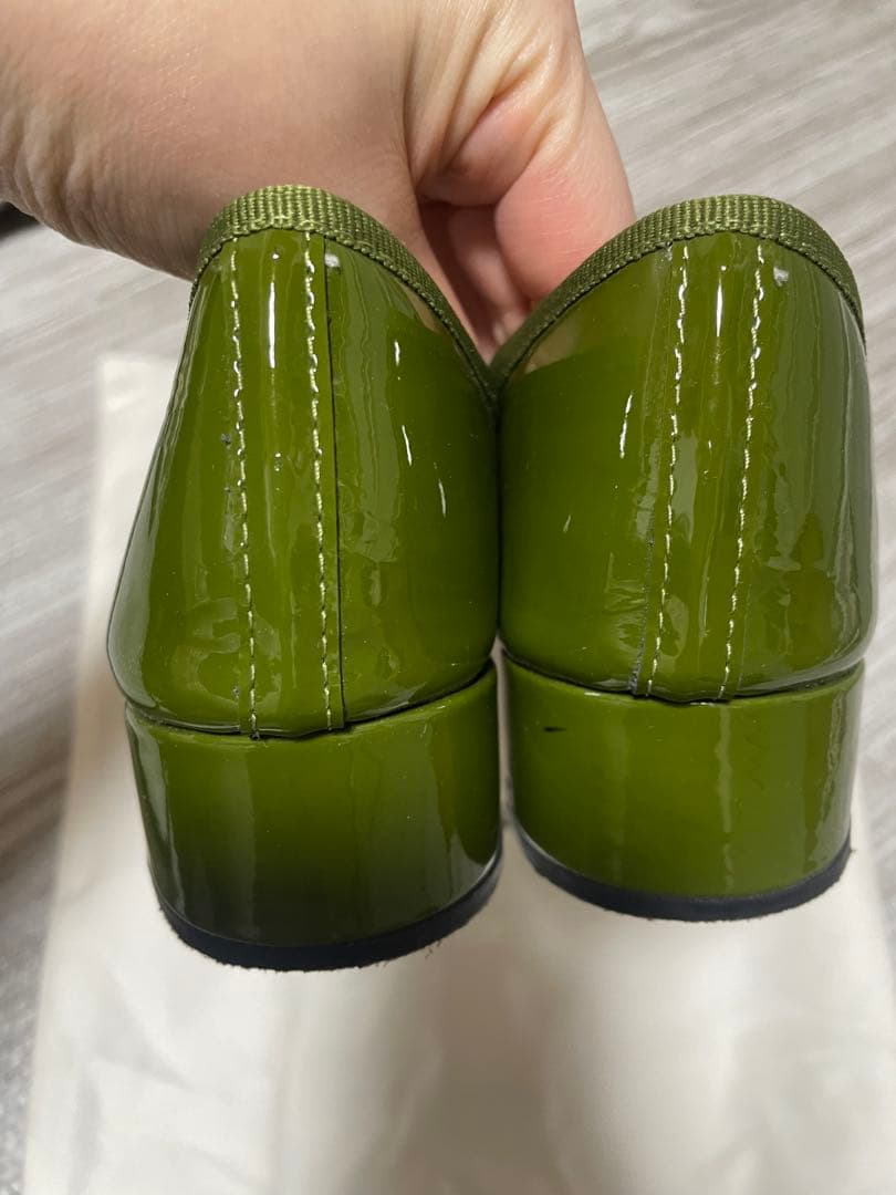 Repetto オリーブグリーン バレエシューズ