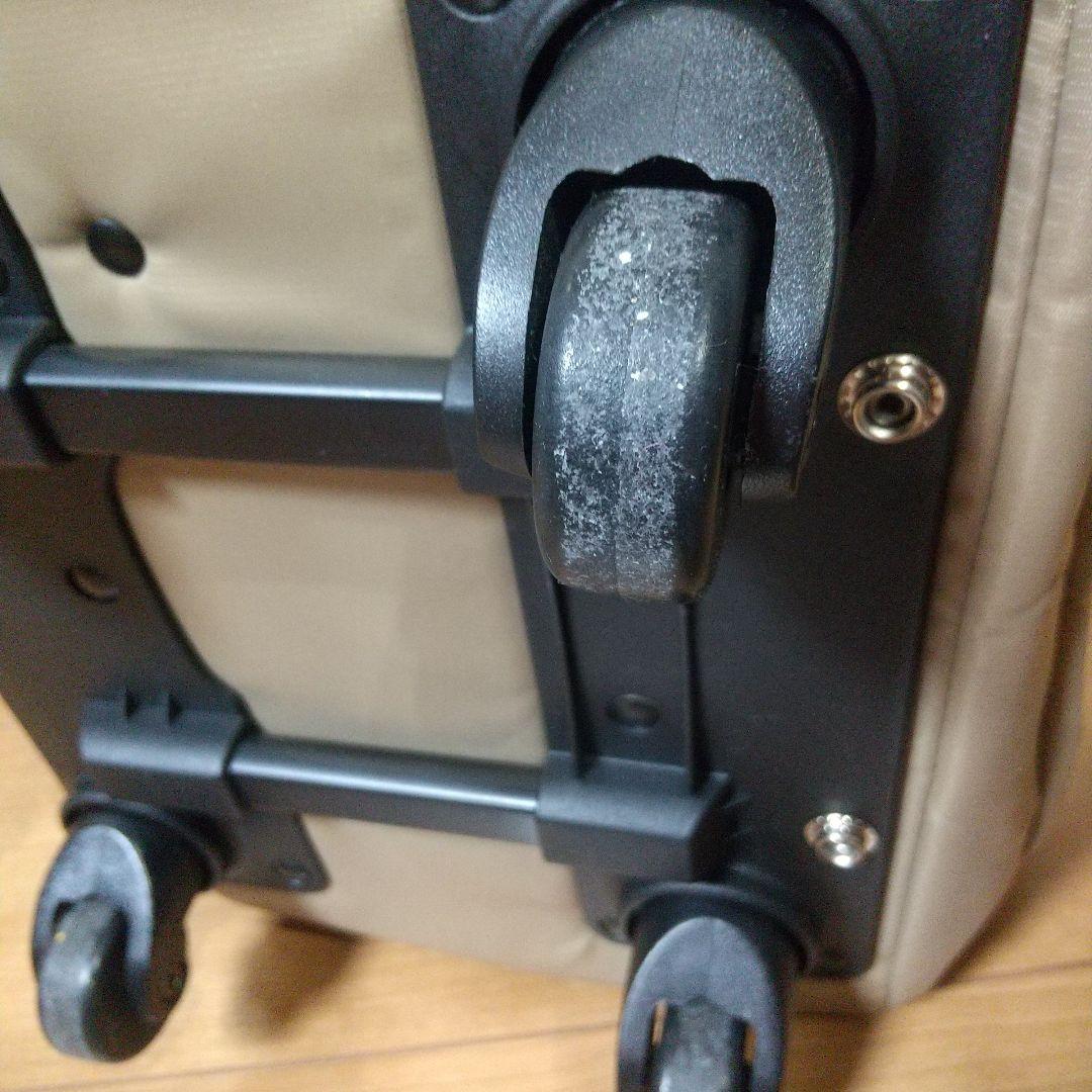 カナナプロジェクト　トロリーキャリーバッグ　ベージュ　機内可