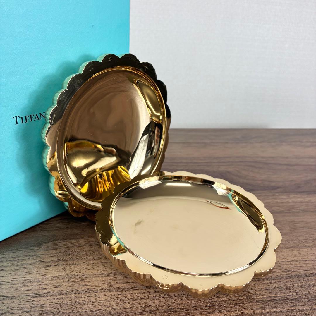 【美品】Tiffany ティファニー 貝殻型 小物入れ アクセサリーケース 希少