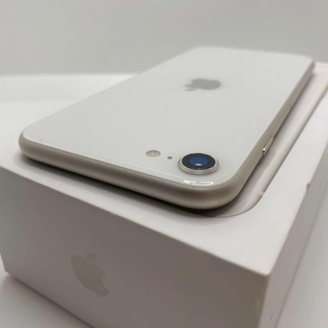 【格安美品】iPhone SE3 128GB simフリー本体 純正バッテリー