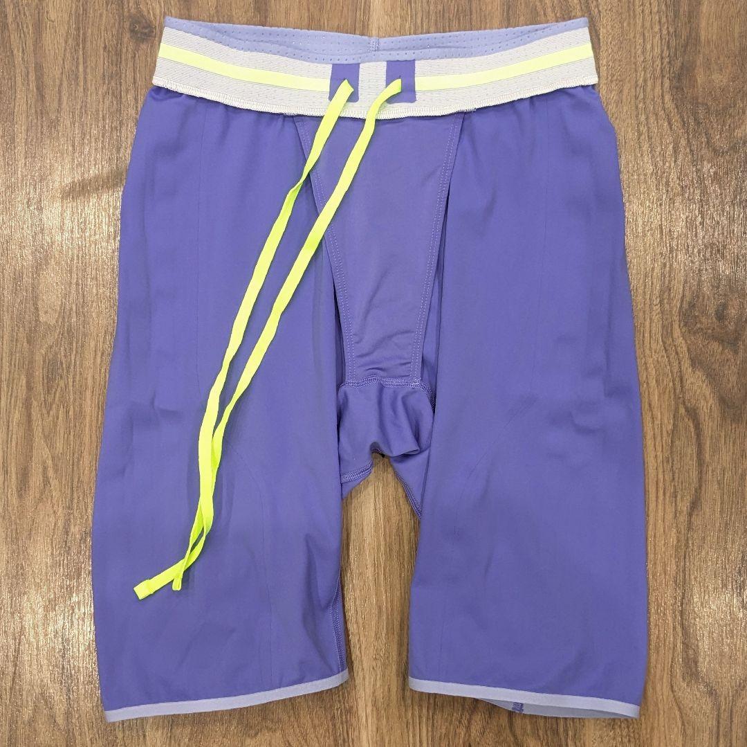 ■adidas ADIZERO Pro Elite ショートタイツ 紫M■