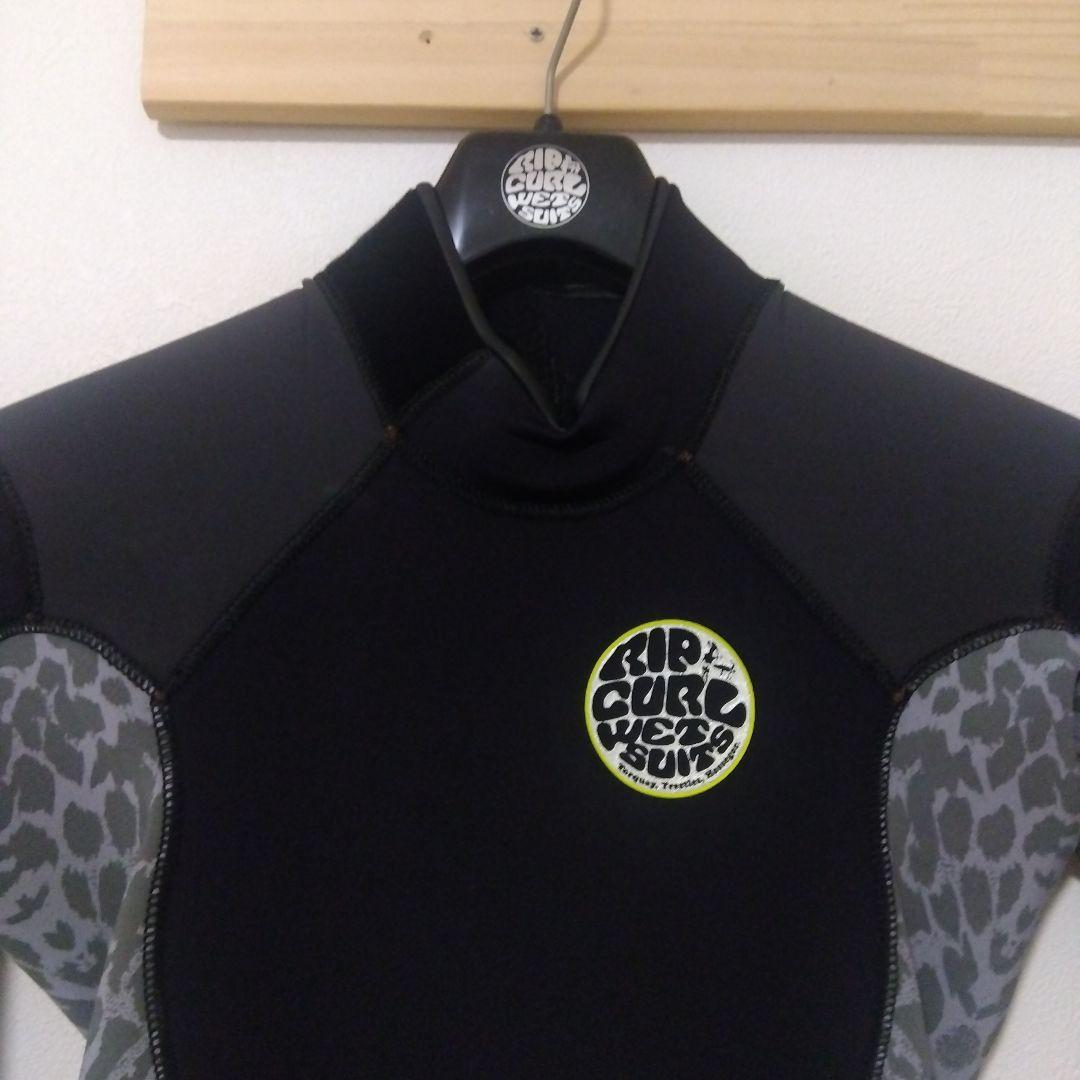 Rip Curl フルスーツ 黒/グレー/黄緑