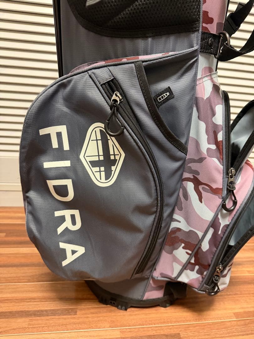FIDRA 迷彩グレー スタンドキャディバック