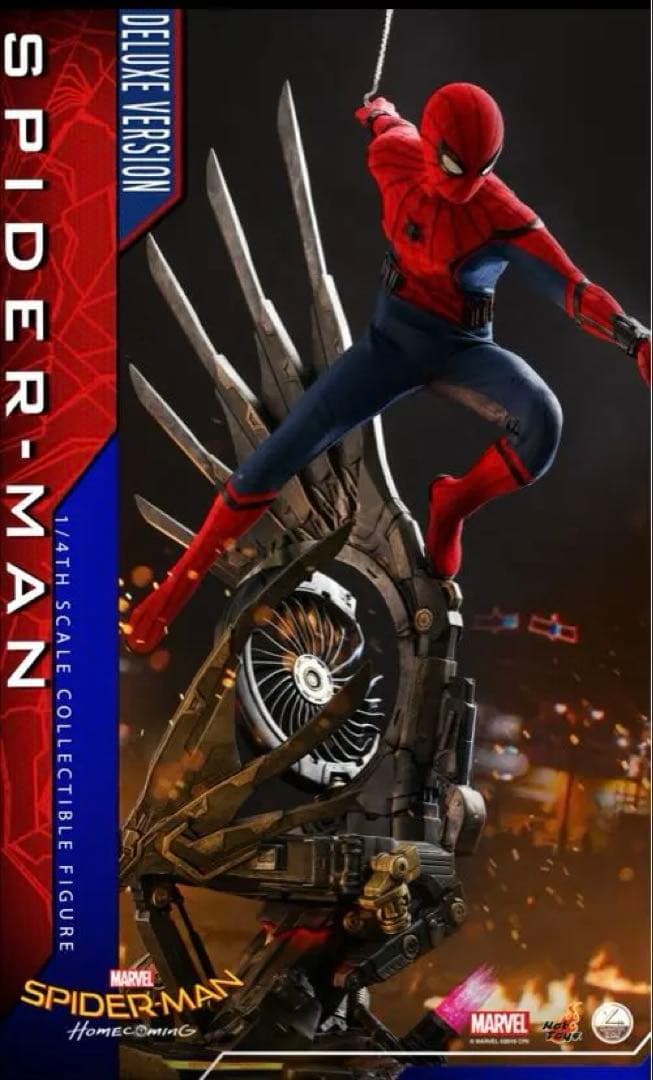 ホットトイズ 1/4 クォータースケール　スパイダーマン　DX