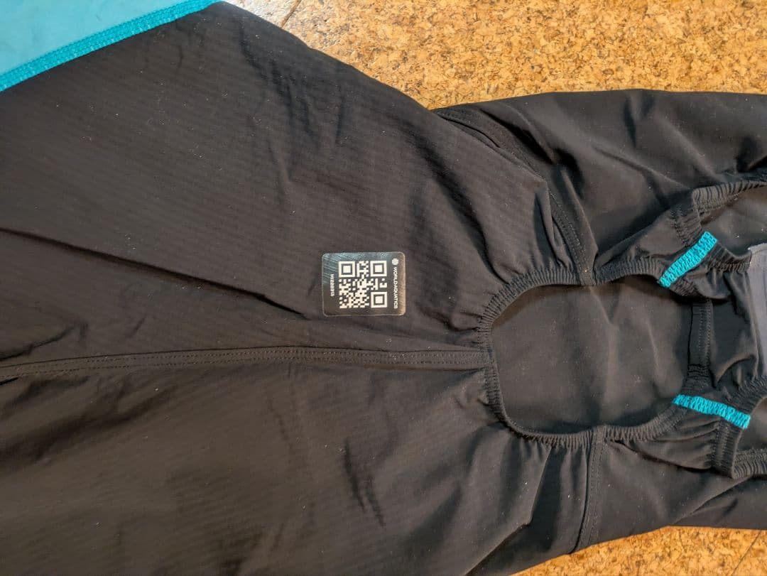 ミズノGX SONIC LITE 高速（布帛）水着 140 ブラック/ターコイズ