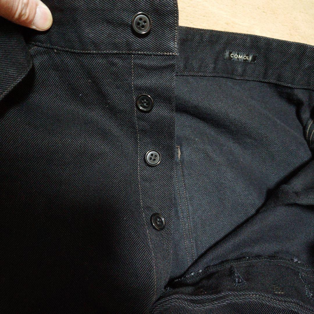 COMOLI 26ssベルテッドデニム