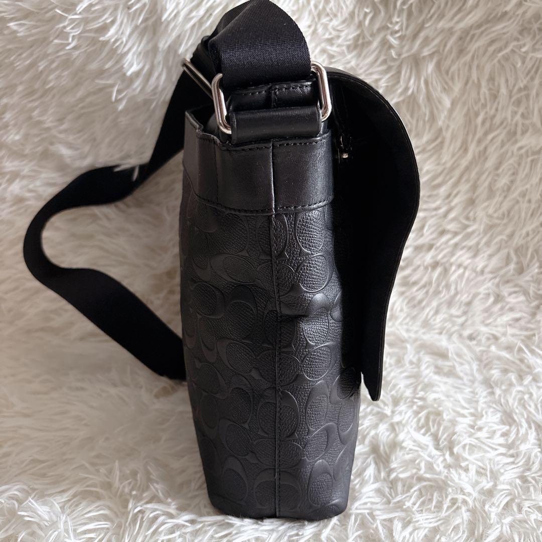 本日限定出品❗️COACH メッセンジャーバッグ シグネチャー レザー