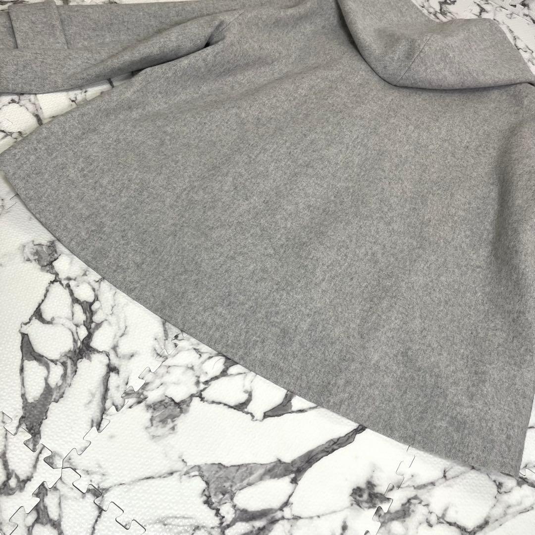 ビアズリー フーデッドショートコート ウール