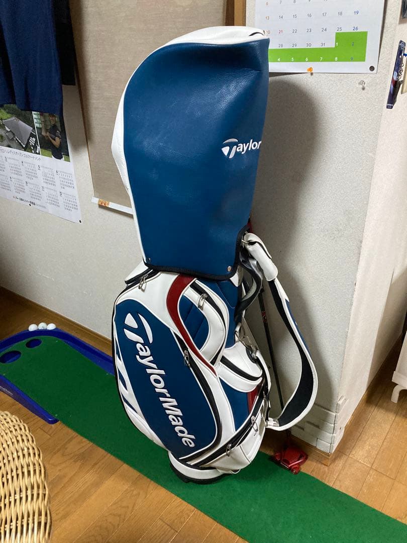TaylorMade キャディバッグ 青/白/赤