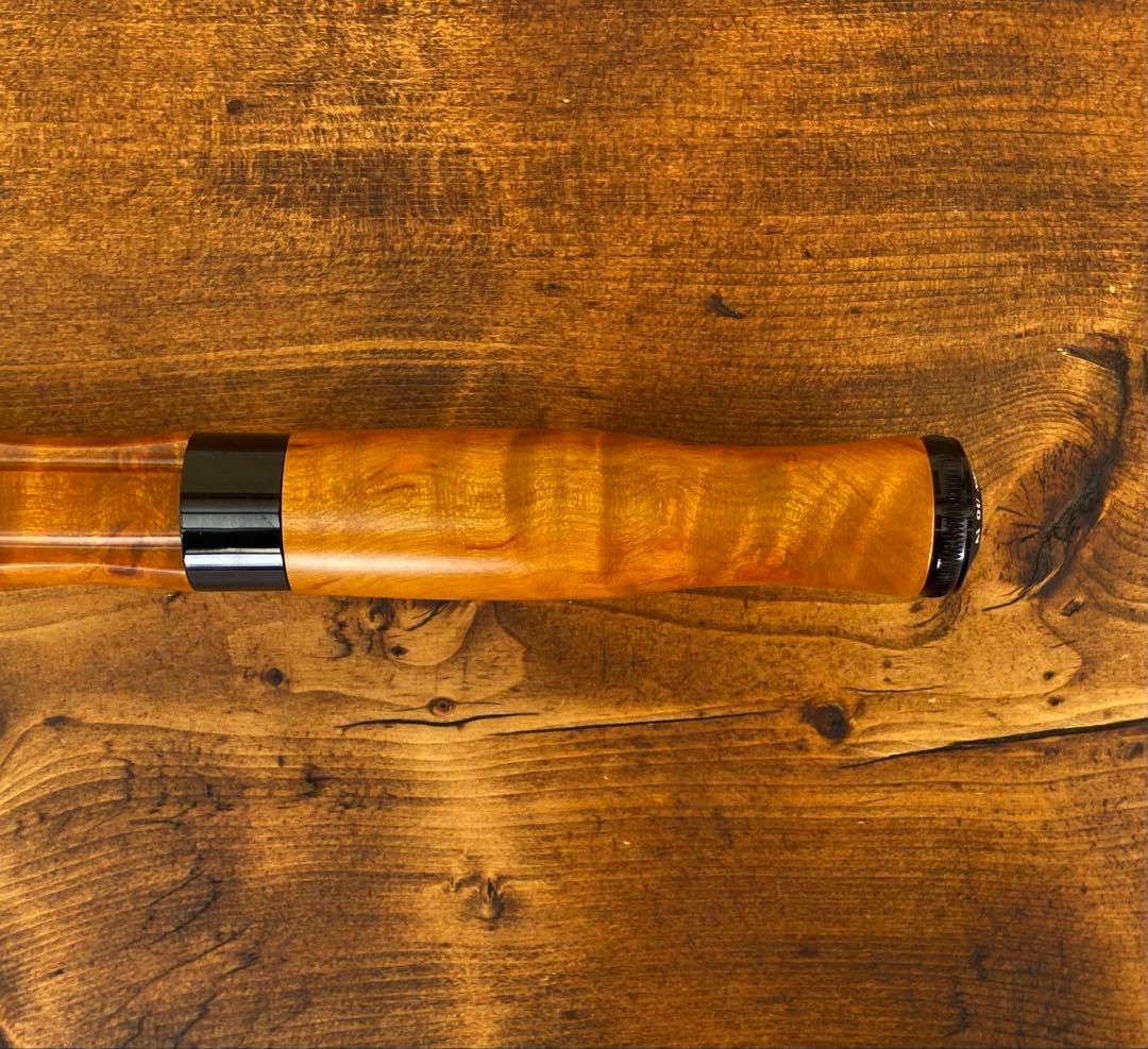 ウッドリールシート　ウッドグリップ　ロッドビルディング　トラウト　フェルール