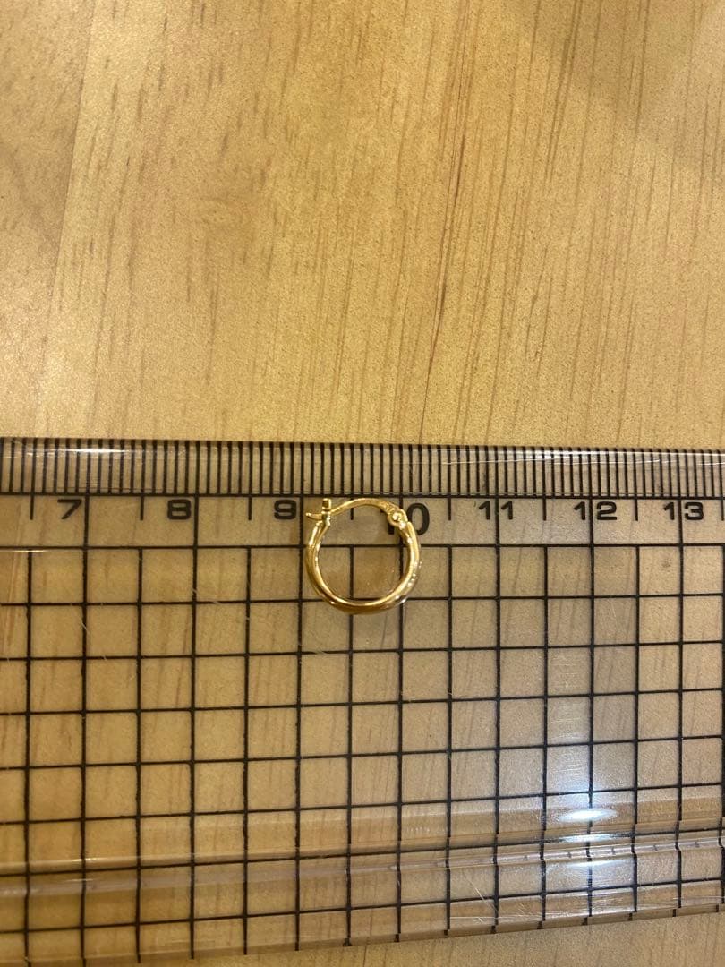 ete K10YG フープピアス 片耳用