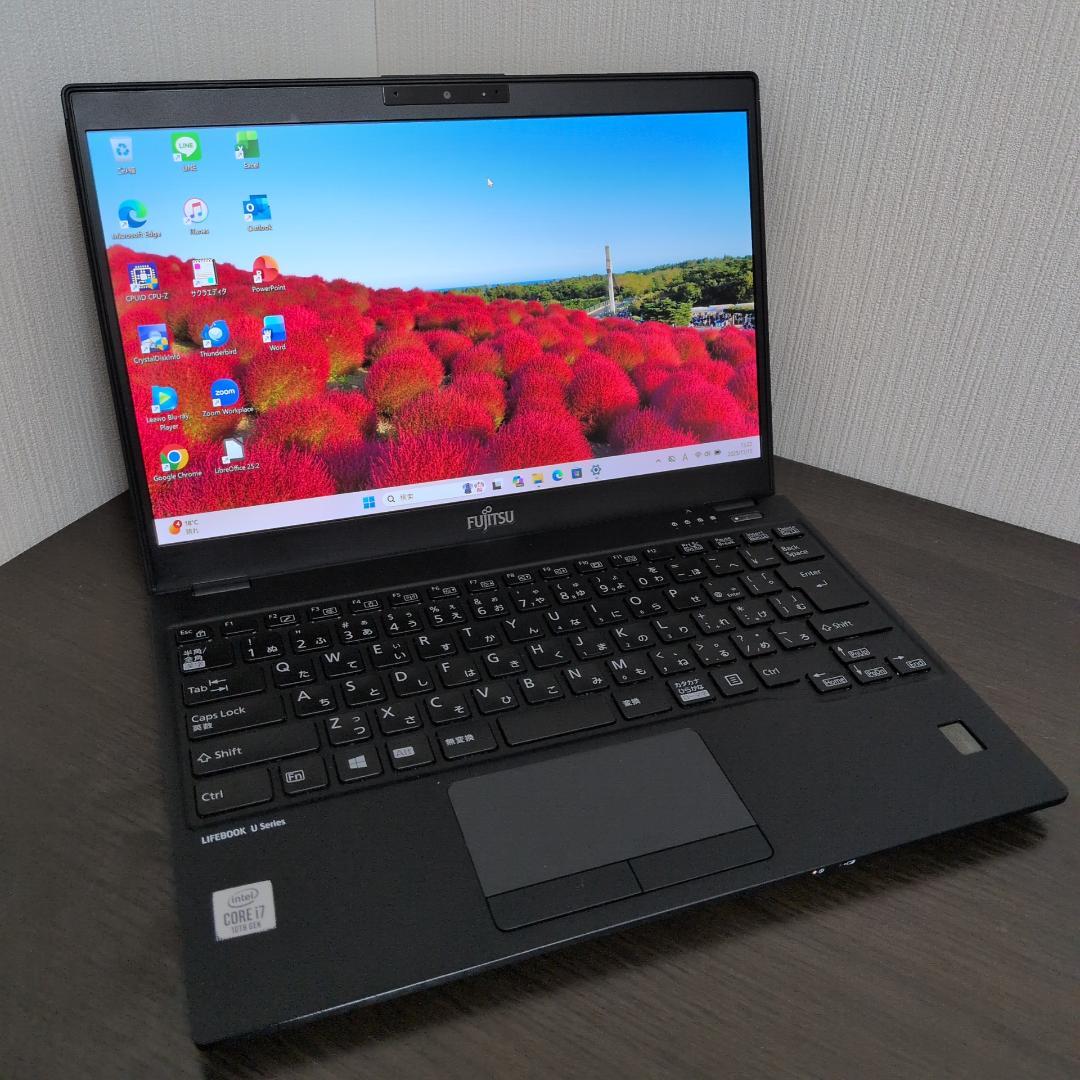 【第１０世代Corei7薄型モバイル】富士通／U9310D／16GB／256GB