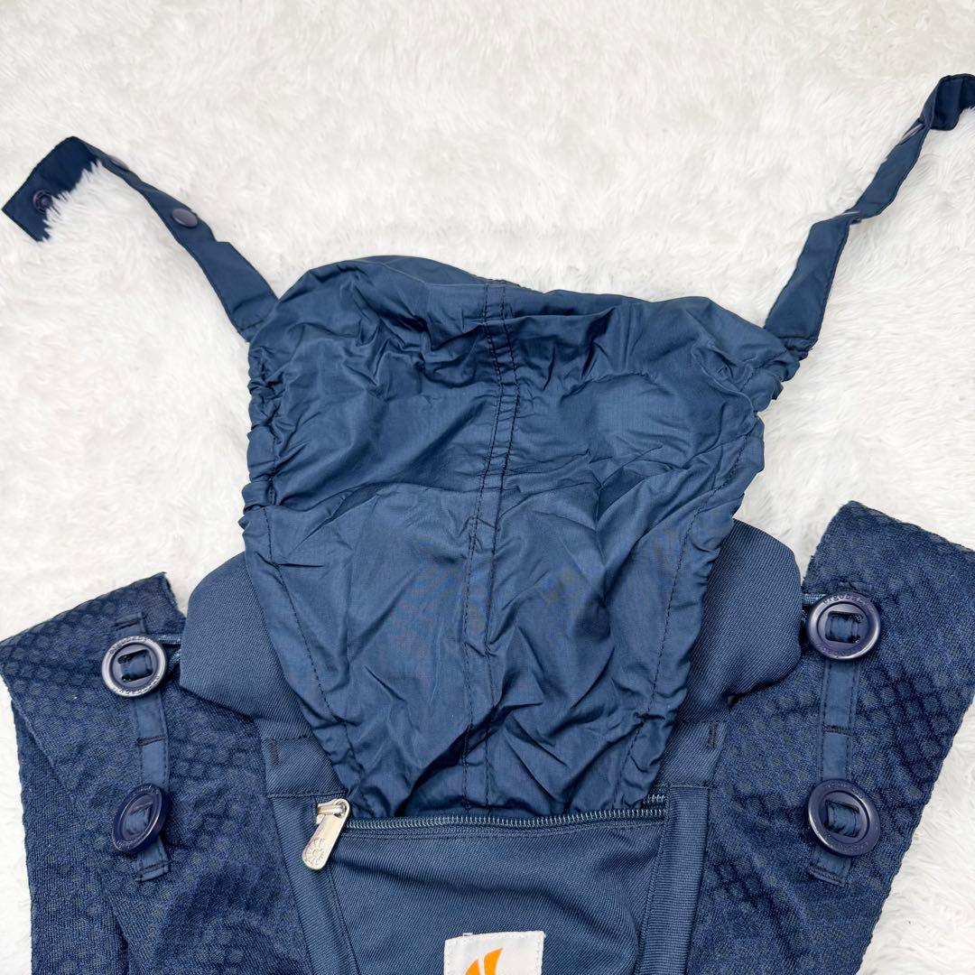 極美品 エルゴベビー オムニブリーズ 抱っこ紐 ミッドナイトブルー