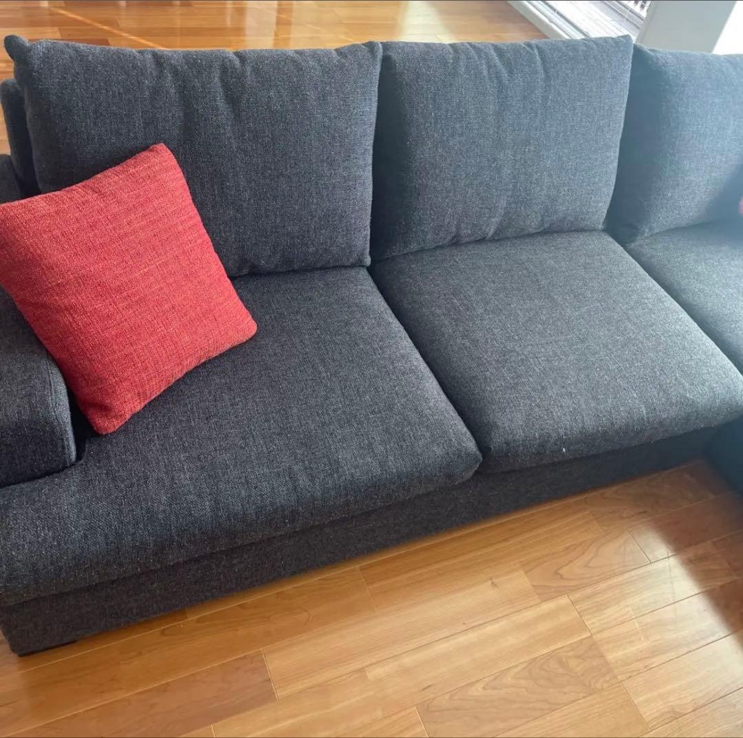 カウチソファ　ソファセット　① ロータイプ　ロング　3個全部購入必要