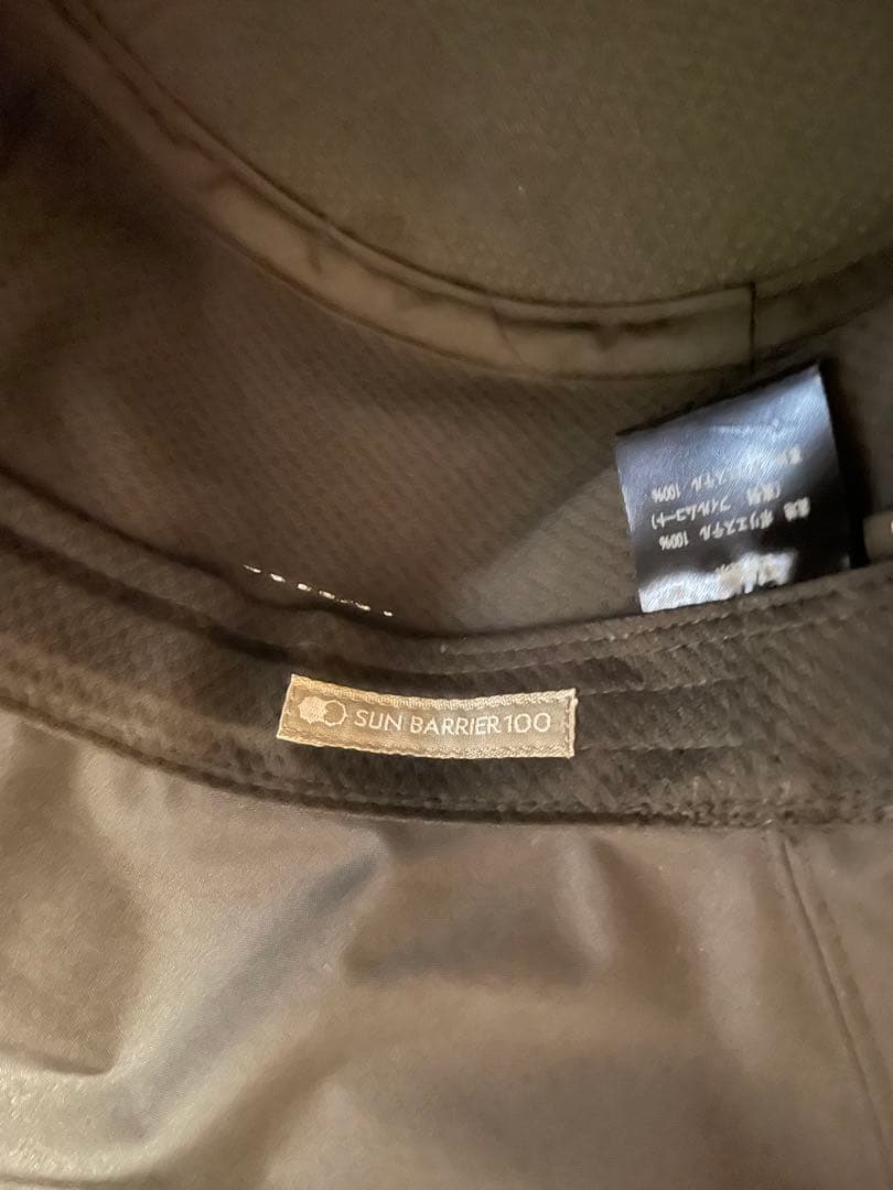 サンバリア100 トラベルハット 黒/サイズL