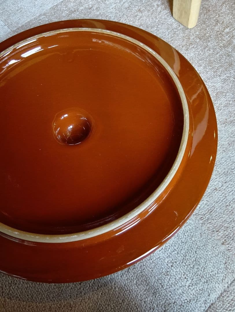 常滑焼 久松窯 切立 蓋付き 10号　美品 漬物桶　梅干し壺