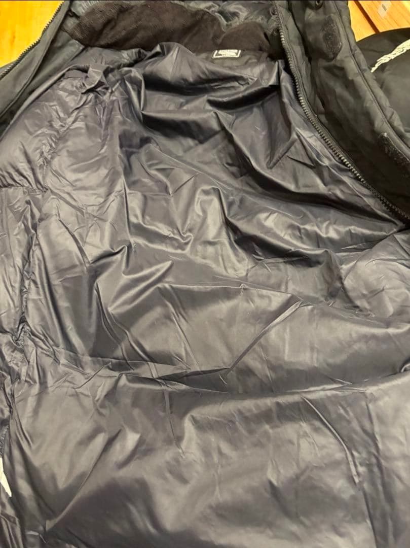 ノースフェイス　ロングダウン　メンズ　L ダウン　ブラック　限定　韓国限定