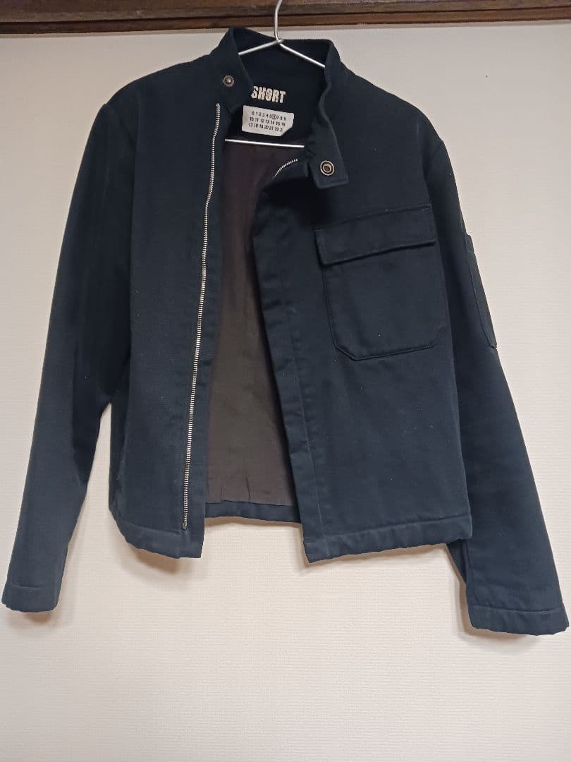 マルタンマルジェラ　コットンライダースジャケット2001年秋冬　　　 アーカイブ