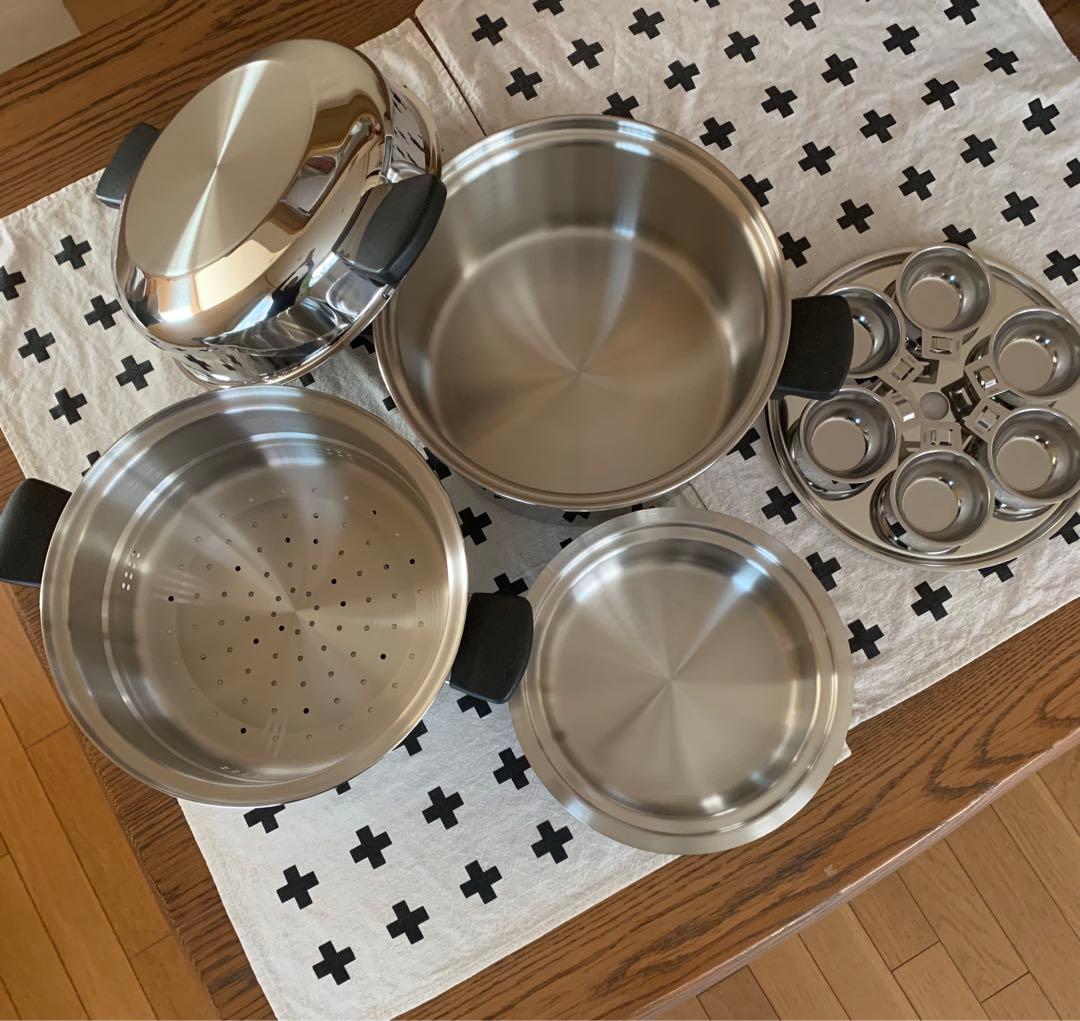 新品未使用‼️アムウェイステンレス鍋