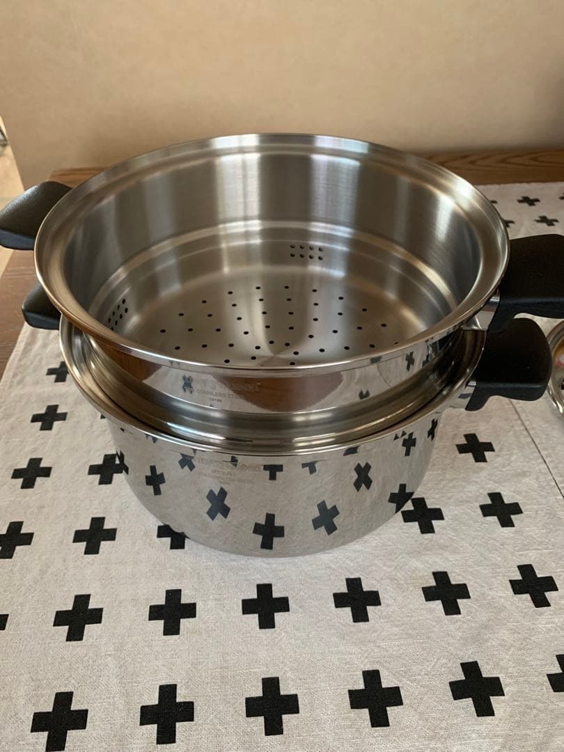 新品未使用‼️アムウェイステンレス鍋