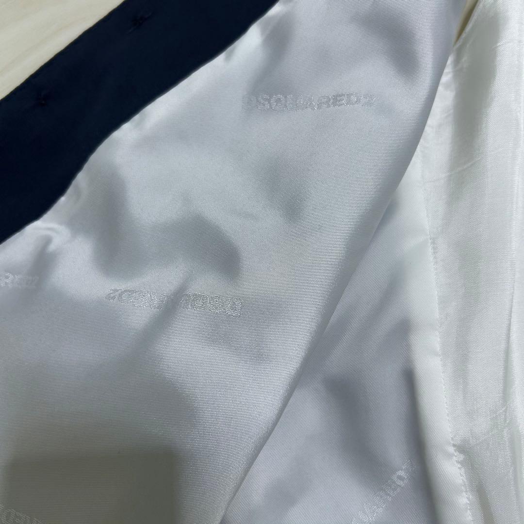 極美品　DSQUARED2 ベスト　スーツ　ジレ　裏地ロゴ　イタリア製