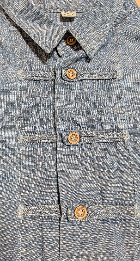 45R タツノオトシゴダンガリーシャツ 日本製 美品