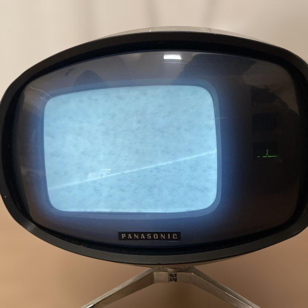 Panasonic TR-005 スペースエイジ ミッドセンチュリー　白黒テレビ