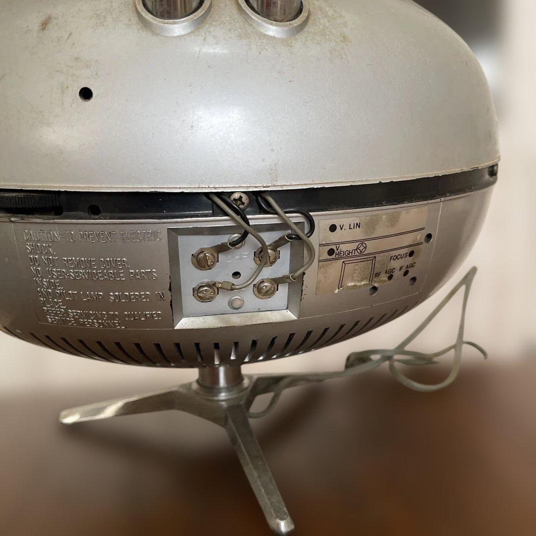 Panasonic TR-005 スペースエイジ ミッドセンチュリー　白黒テレビ