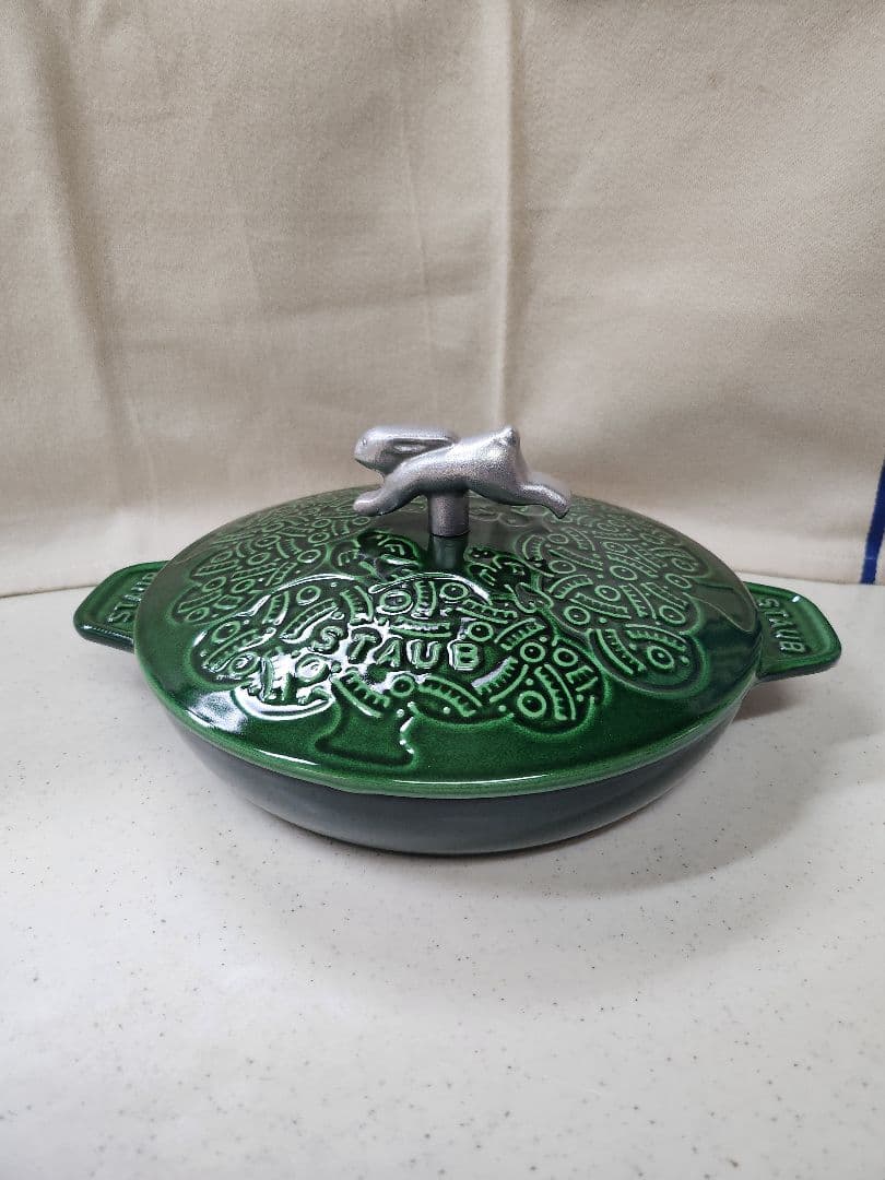 STAUB×mina perhonen ホットプレート　　ラウンド 20cm