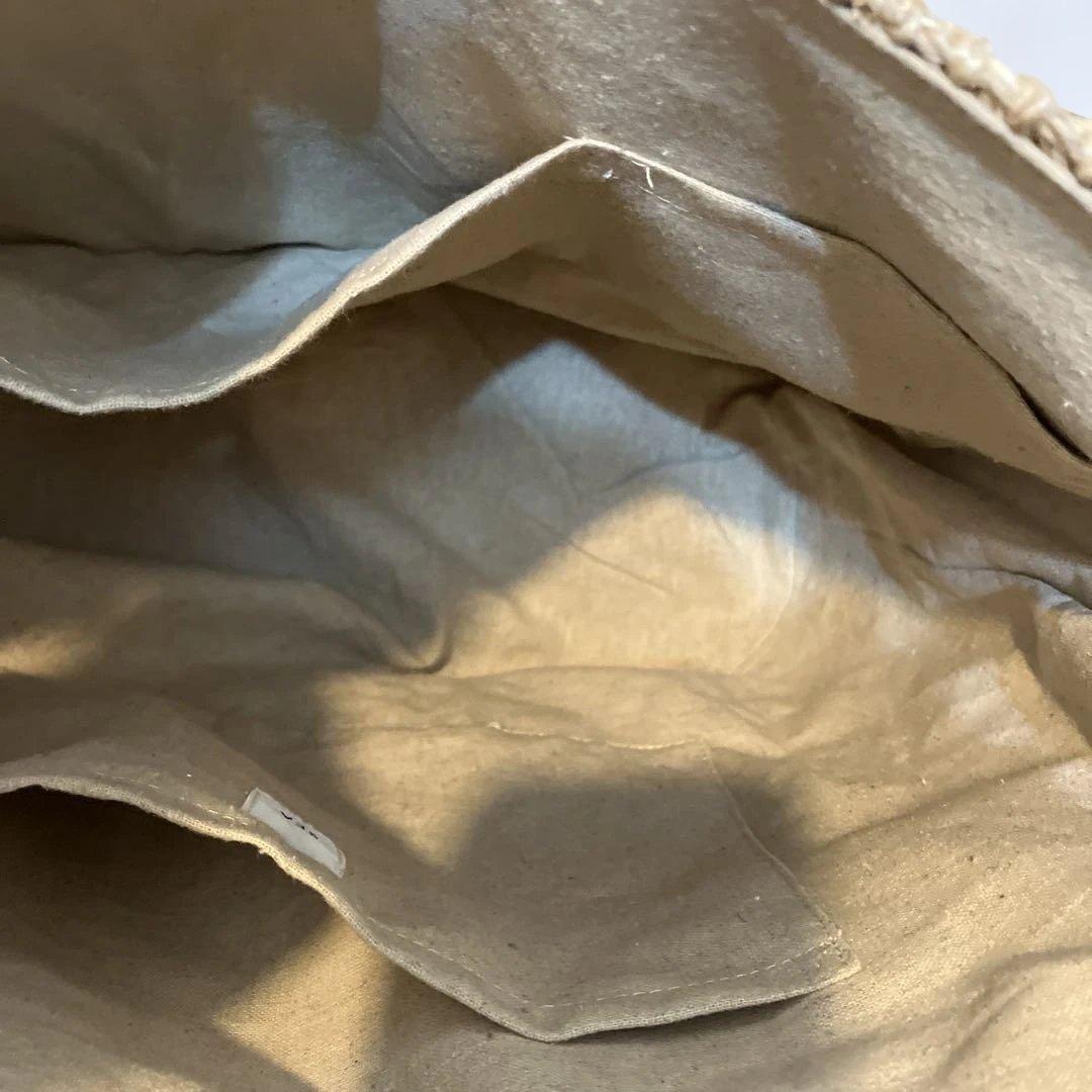 SEA グレージュ かごバッグ ショルダーバッグ　SEA rie