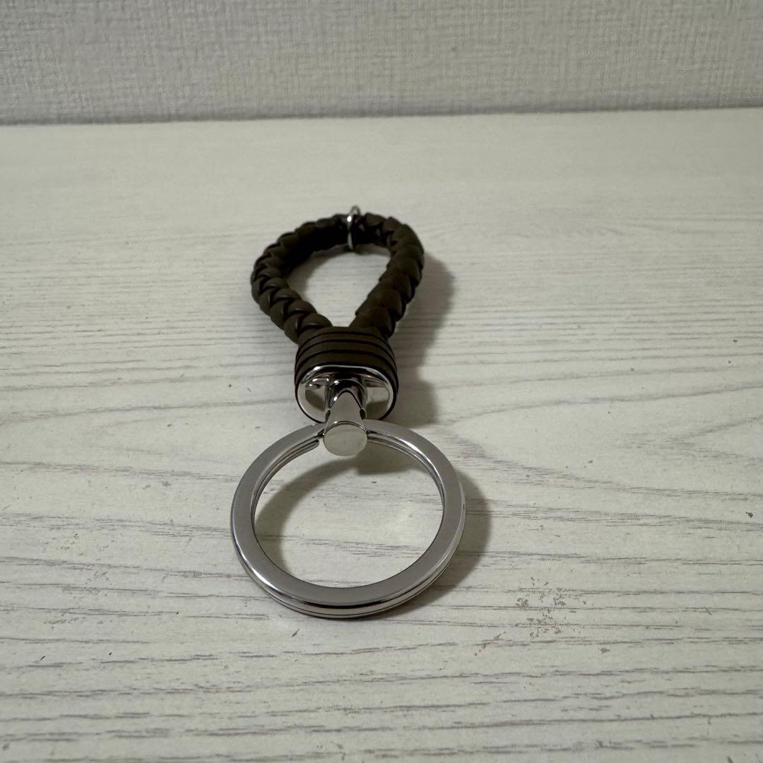 【新品】BOTTEGA VENETA　ボッテガヴェネタ　キーリング　カーキ