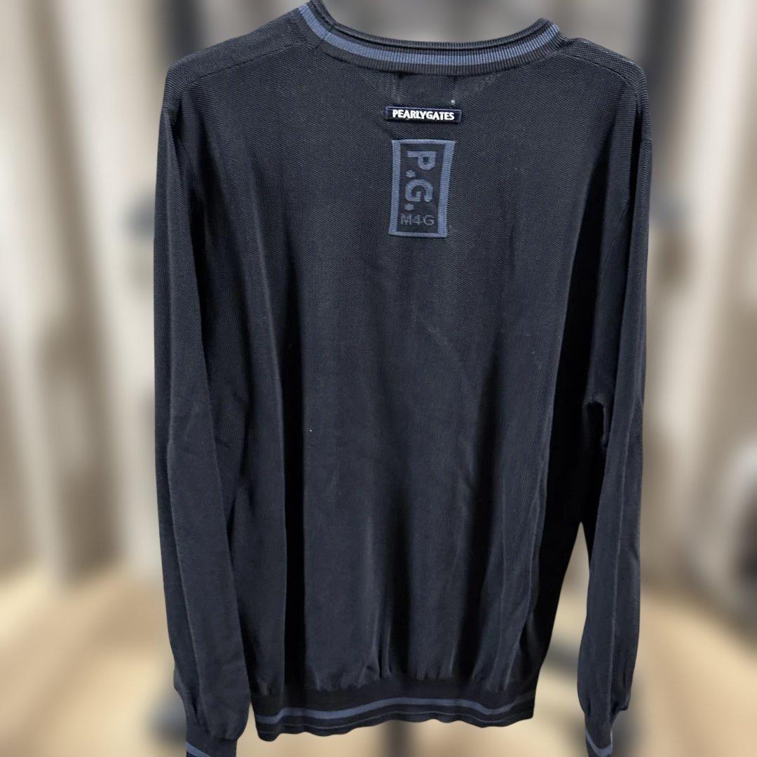 PEARLY GATES ダークブルー ニットセーター