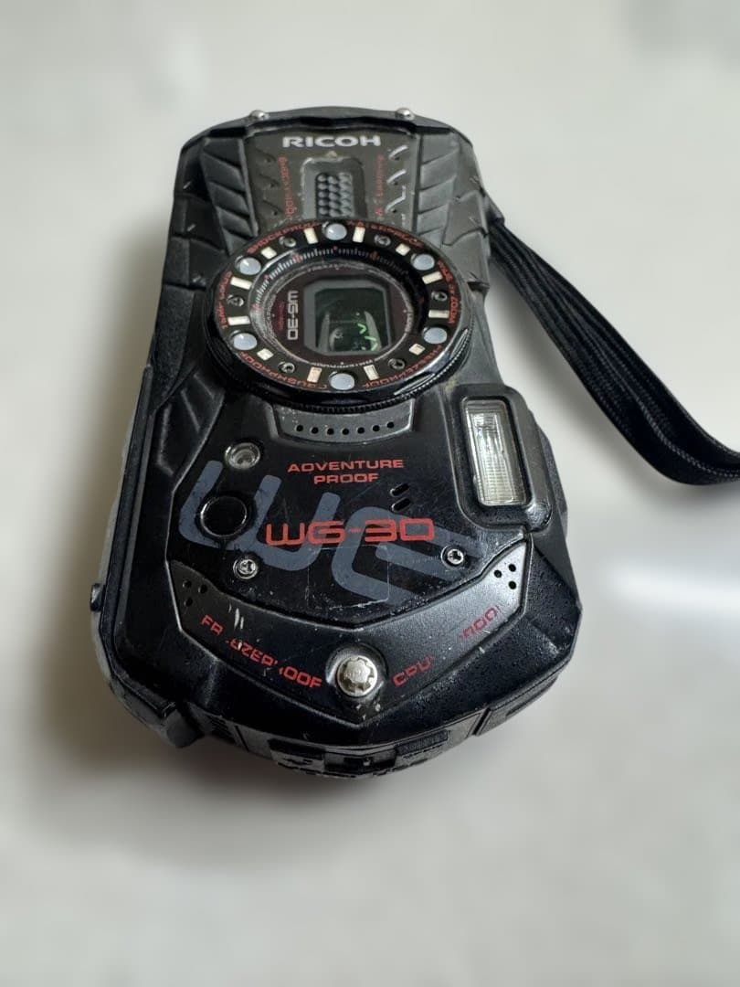 【32G SDカード付】動作確認済RICOH WG-30コンパクトデジタルカメラ