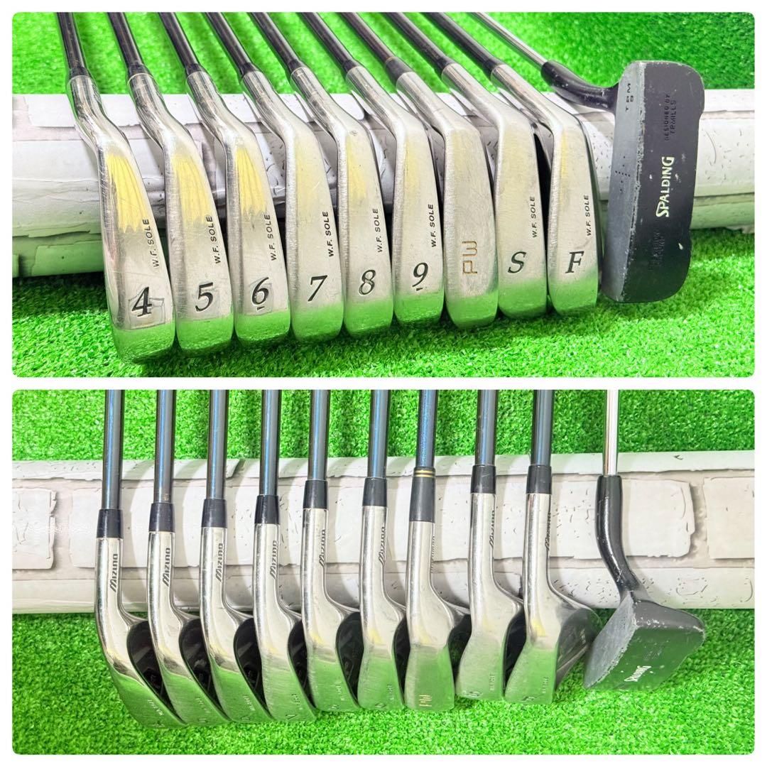 ミズノ 統一 初心者 メンズ ゴルフクラブセット フルセット 一式 ゴルフセット