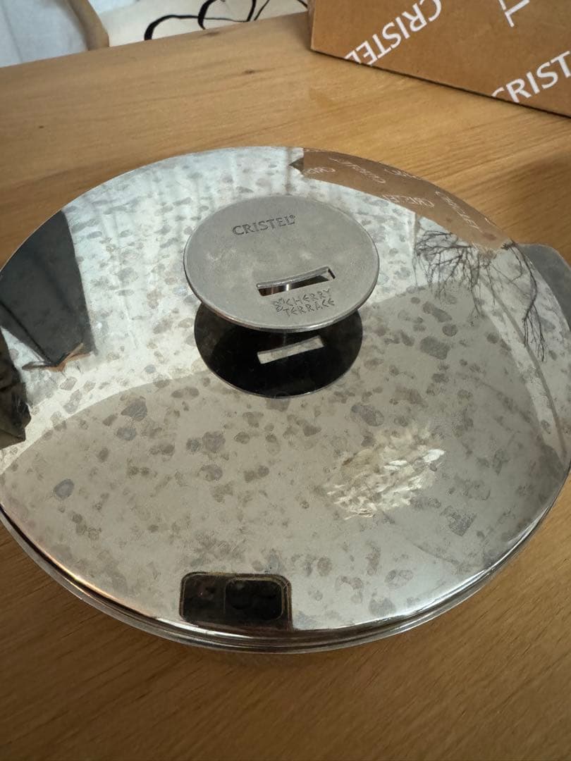 CRISTELクリステル両手鍋3点セット　(16,18,20cm)ステンレス製