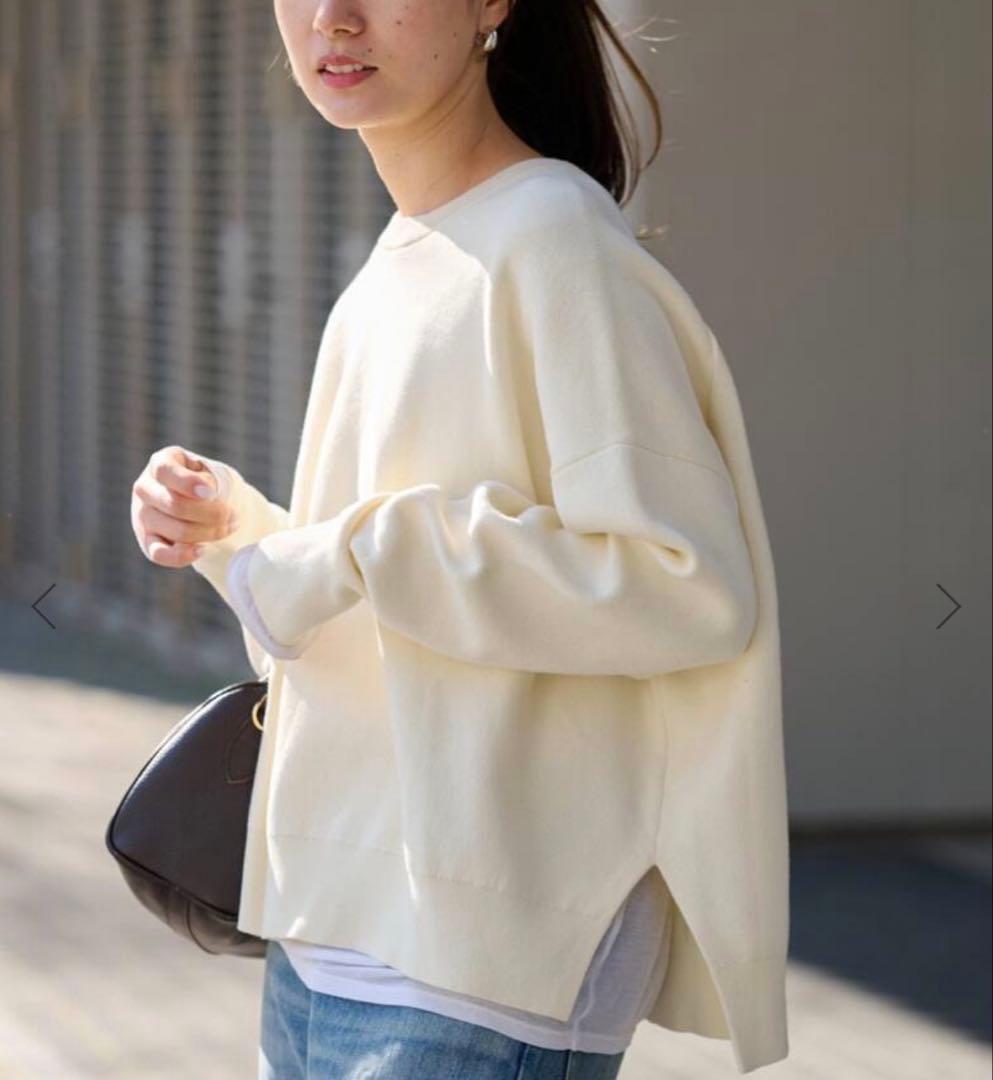 FRAMeWORKダブルジャガードプルオーバーダブルジャガードストレートスカート