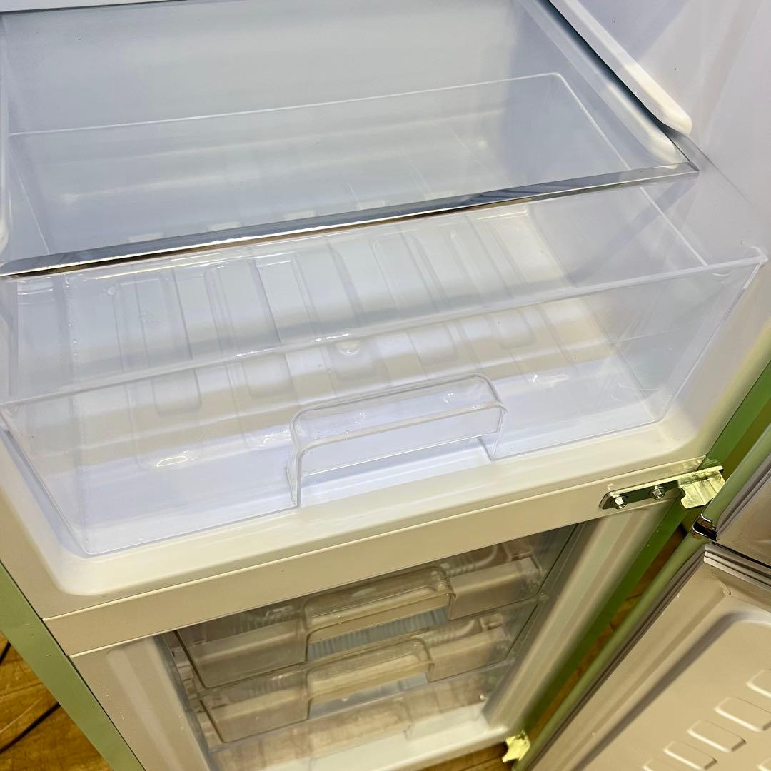 IRIS OHYAMA 一人暮らし冷蔵庫 130L レトロデザイン　2023年製