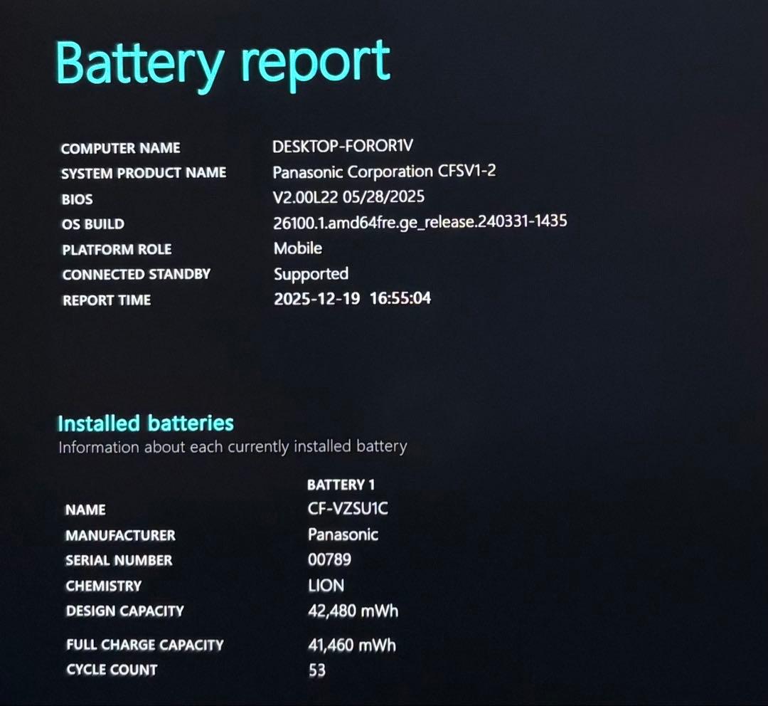 レッツノート CF-SV1/第11世代i5/16G/SSD256G⑳