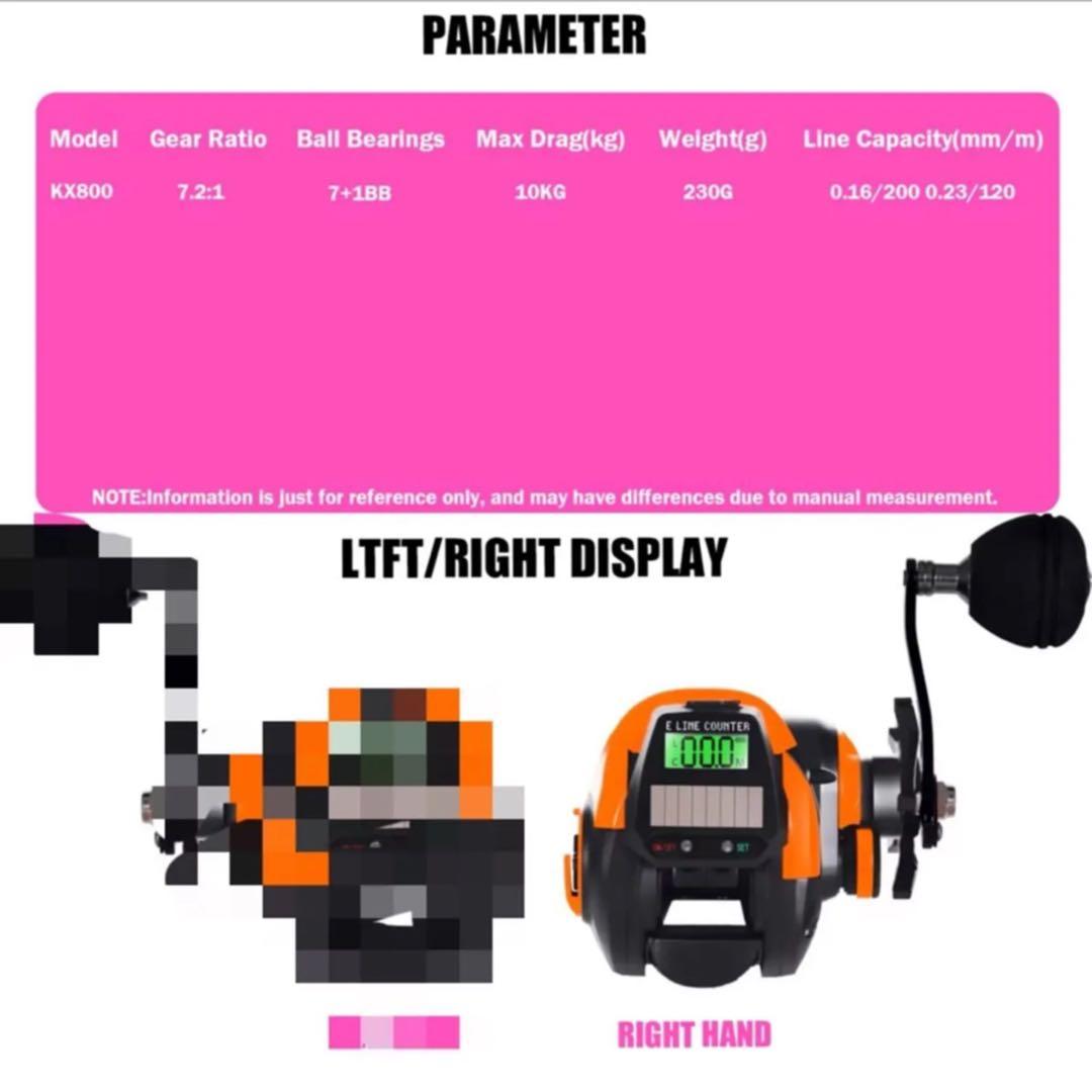 タイラバ　タコ釣り　1.65m 2WAYロッド&デジタルカウンター付ベイトリール