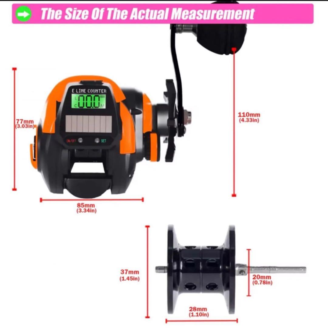 タイラバ　タコ釣り　1.65m 2WAYロッド&デジタルカウンター付ベイトリール