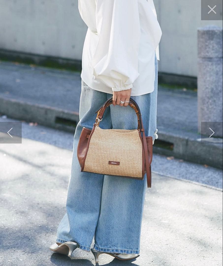 【LORISTELLA(ロリステッラ)】バンブートート. リヴドロワ