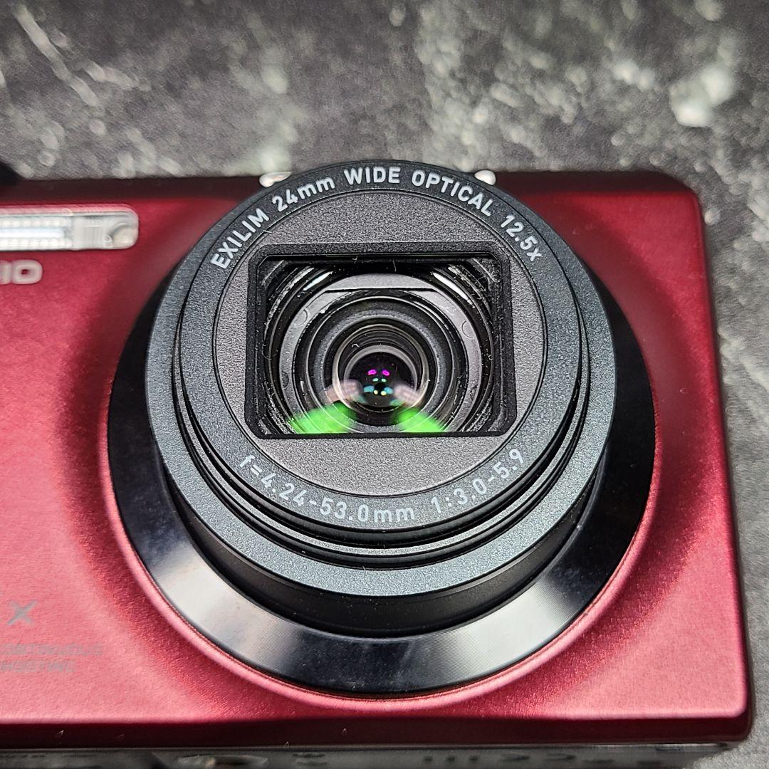 【CASIO】カシオ EXILIM EX-ZR300　1610万画素　レッド