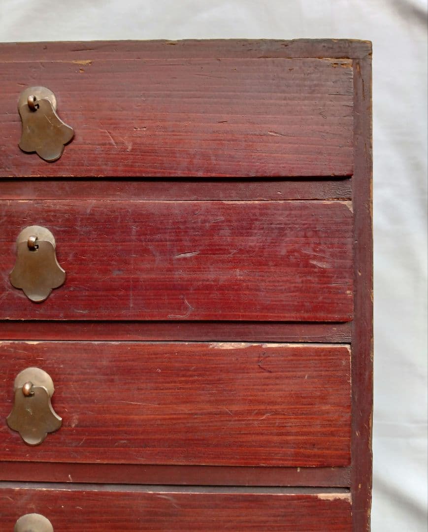 ✩文久2年　書き込み　ヴィンテージ　アンティーク　小引き出し　木製　レトロ