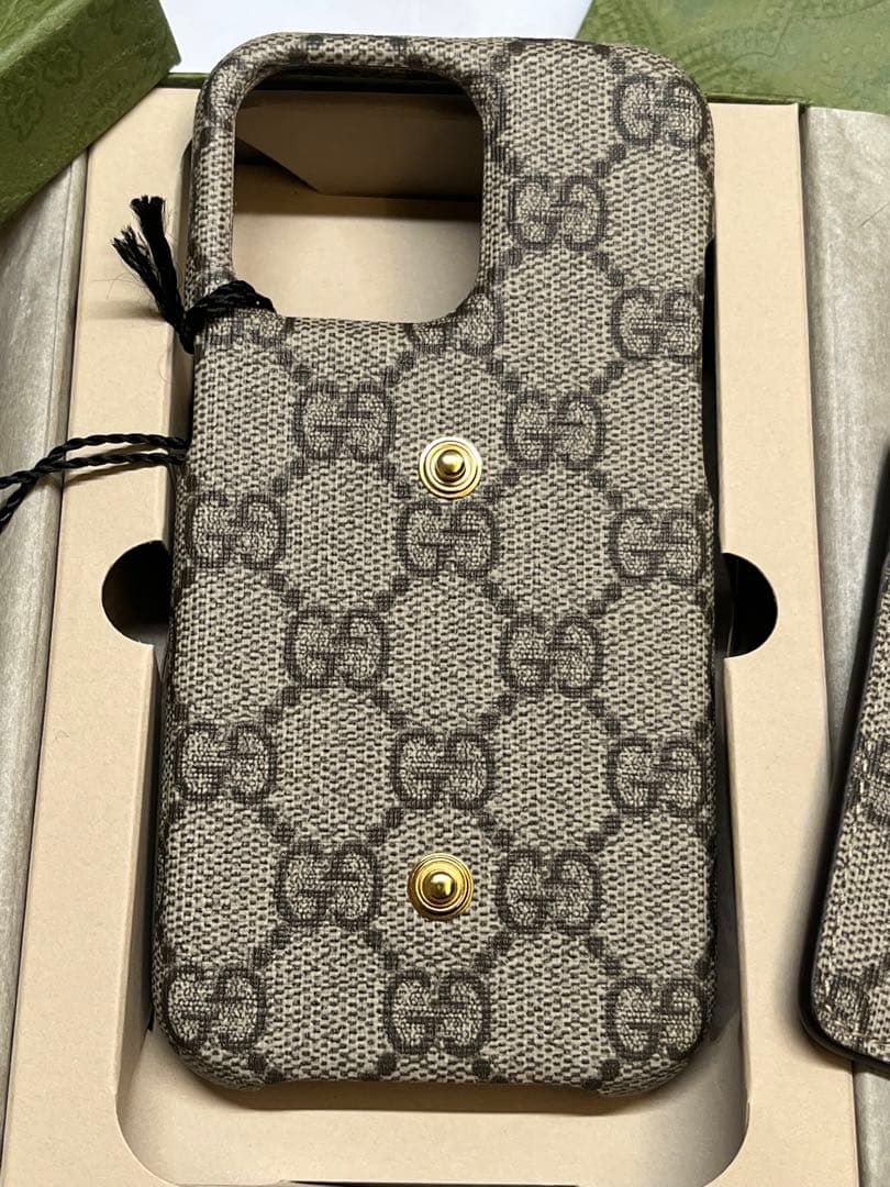 【新品未使用】　GUCCI スマホケース iPhone13 Pro 01