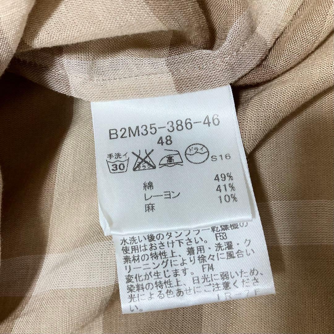 大きいサイズ48 バーバリーロンドン メガチェック シャツ チュニック