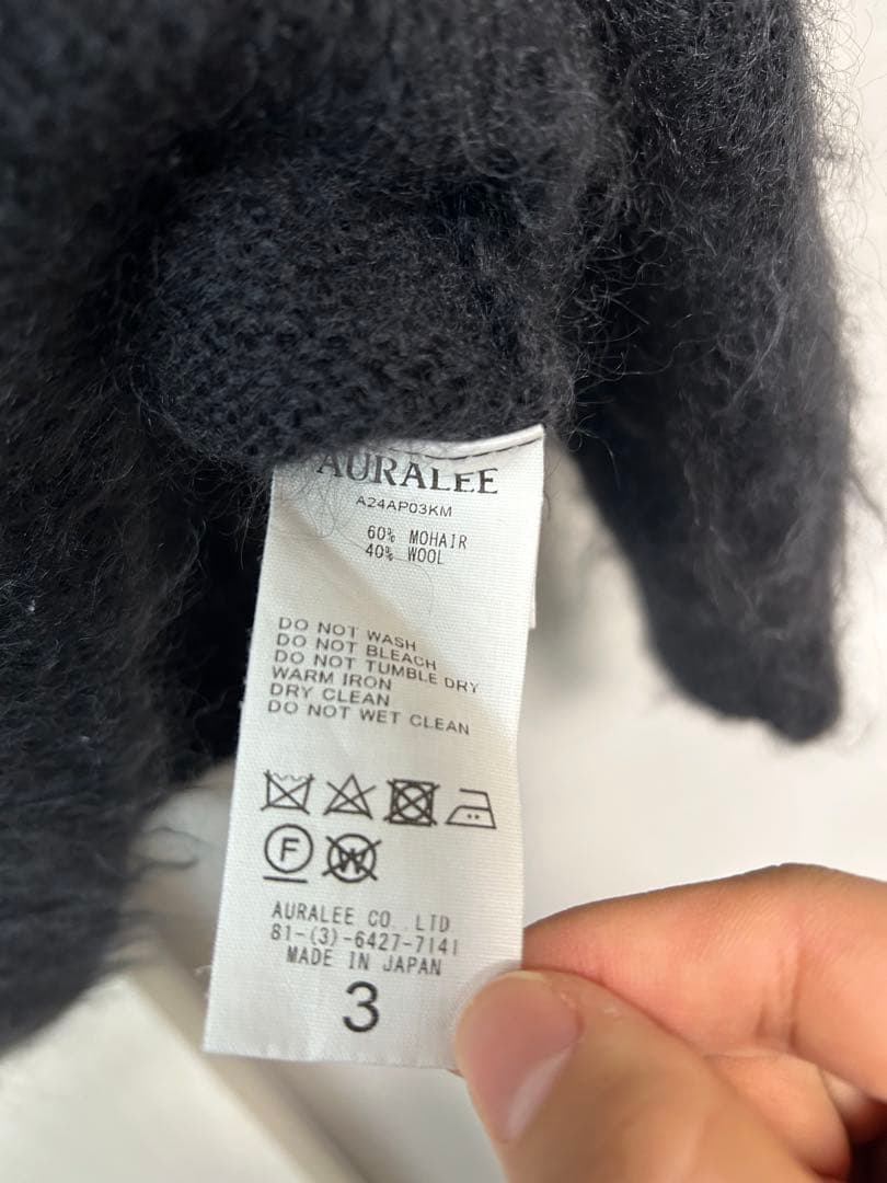 オーラリー　モヘアニット3