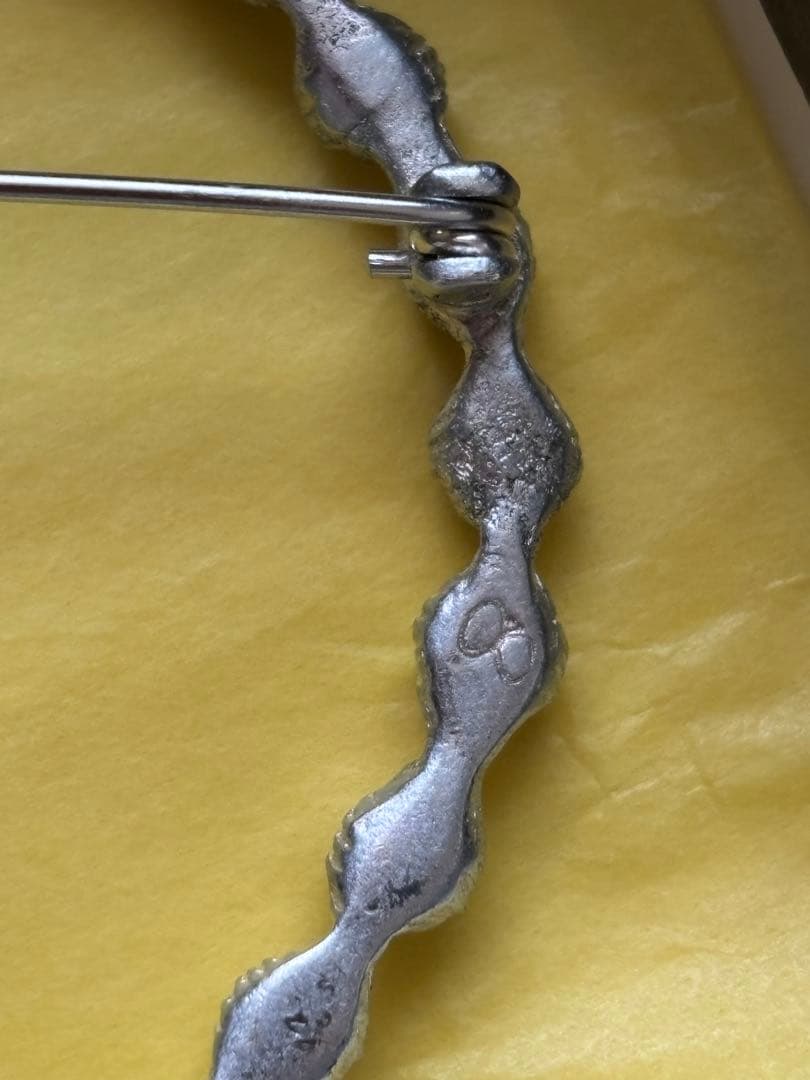 mina perhonen ミナペルホネン　タンバリンブローチ　シルバー